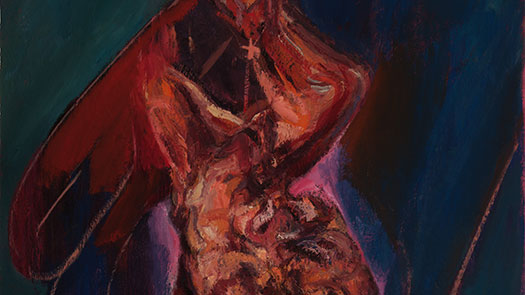 J Chuhan, 'Dancer' 2012 oil on canvas 120 x 180 cm
